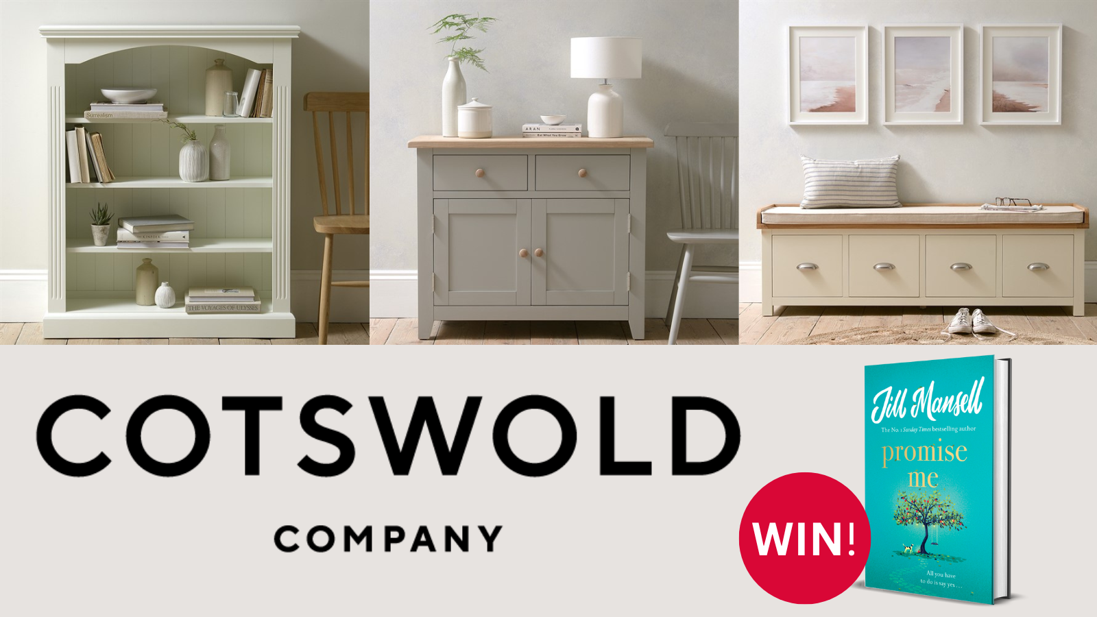 WIN a £250 voucher for THE COTSWOLD COMPANY when you preorder a copy